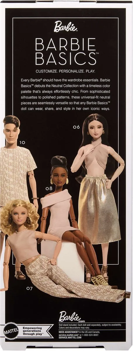 Mattel Barbie Basics Model 06 Doll - MATTJJX25 - Multicolor