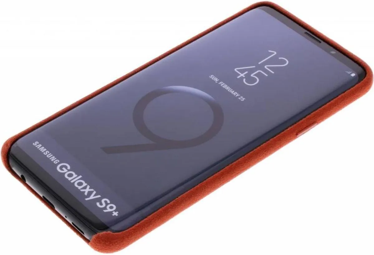 Samsung EF-XG965AREGWW Alcantara Hoesje - Galaxy S9+ - Rood