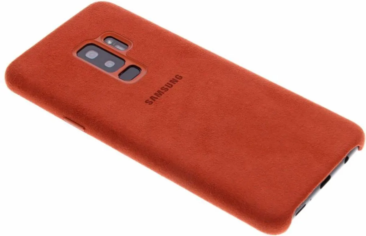Samsung EF-XG965AREGWW Alcantara Hoesje - Galaxy S9+ - Rood