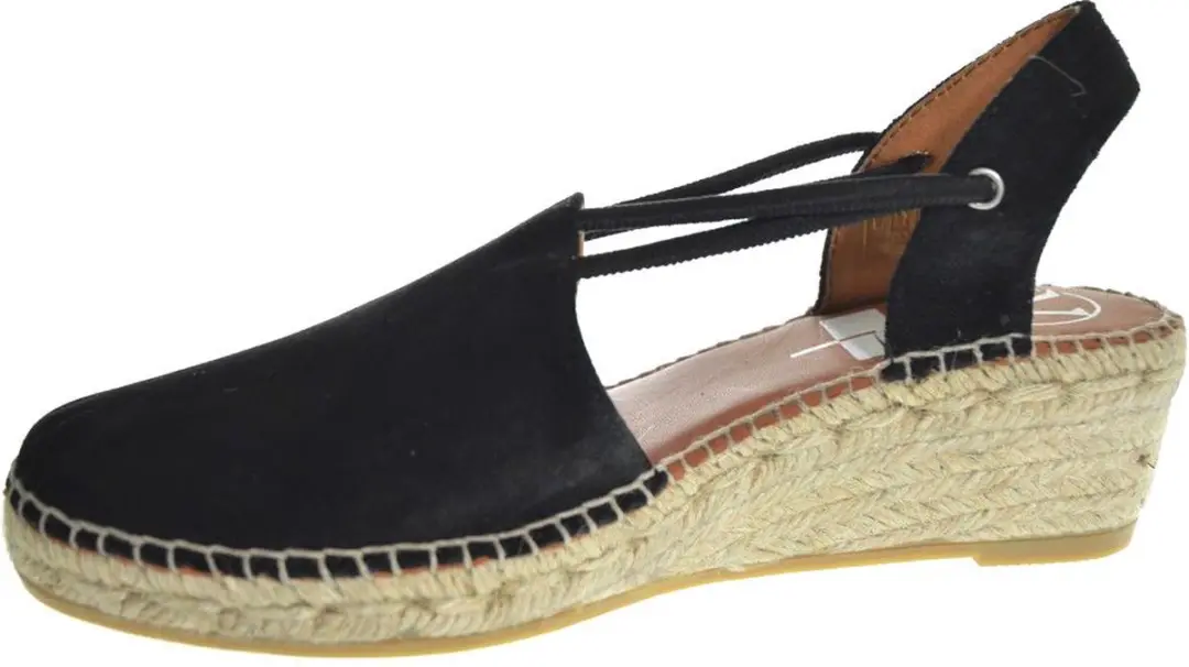 Viguera Vitelo Black 1825 Espadrilles - Zwart 37 - afbeelding 4 van 6