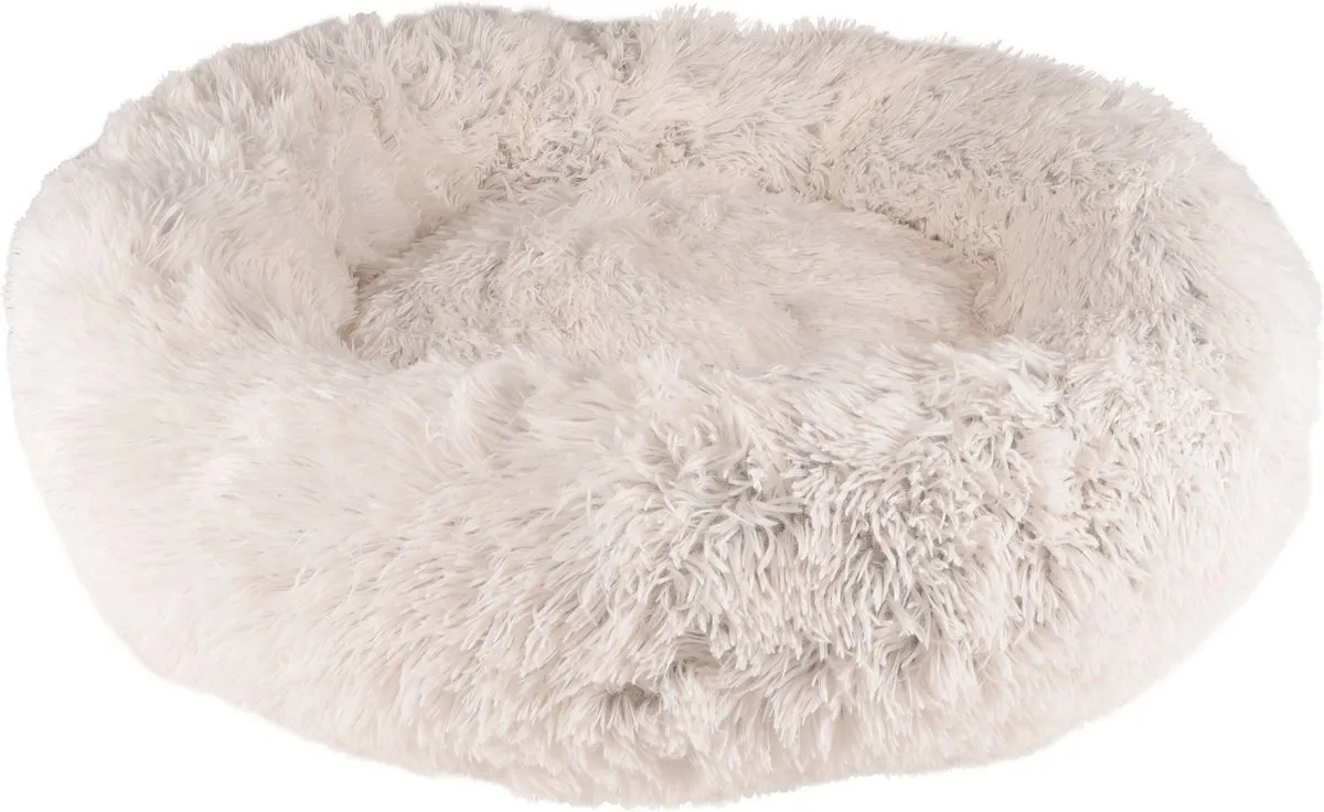 Flamingo Krems Hondenmand Rond Wit 70cm