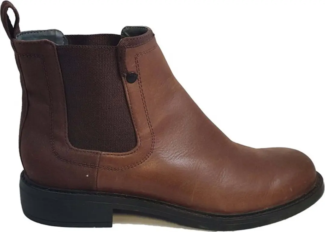 G-Star Raw Men Leather Chelsea Boot Warth D06377-8690-268 DK Brown EU 43