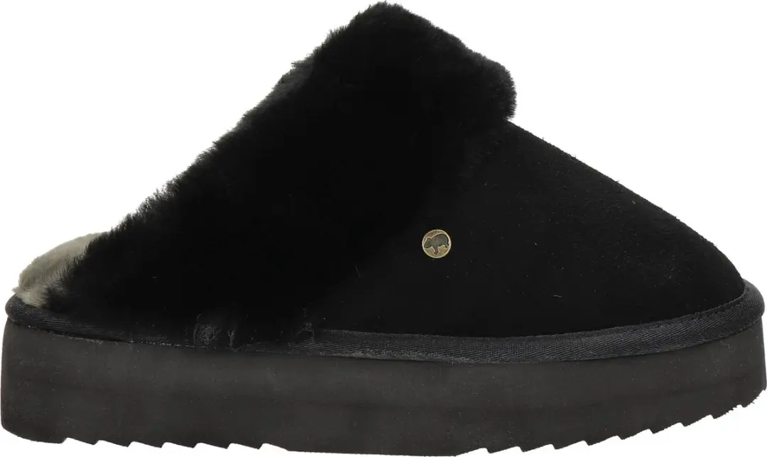 Warmbat Flurry Suede Plateau Dames Sloffen