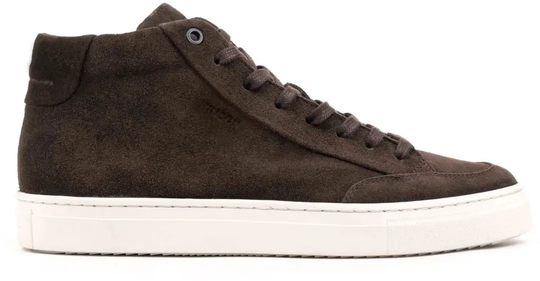 Hinson malton classic high top sneakers chocolate suède