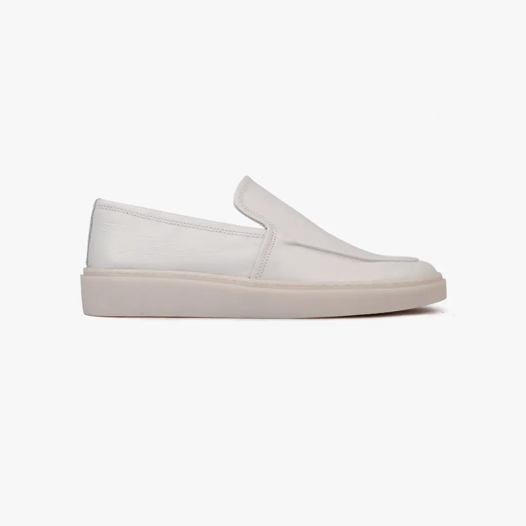 Omnio mons loafers heren off-white leer