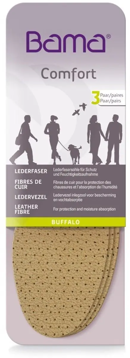 Buffalo inlegzool (3 paar)