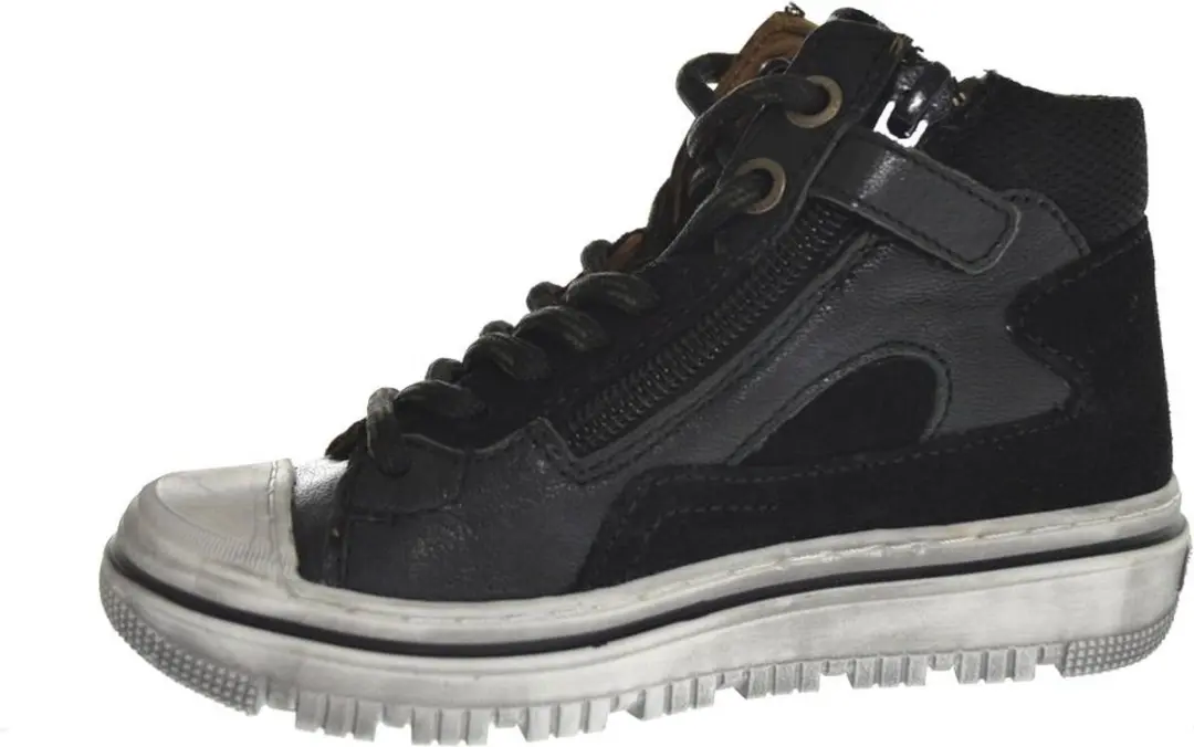 Develab 44301 927 Black Jongens veterboot - Zwart - 26 - afbeelding 4 van 4