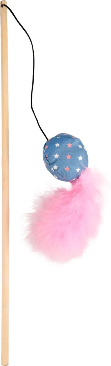 Flamingo Winny Speelgoed Kattenhengel Mix 40cm