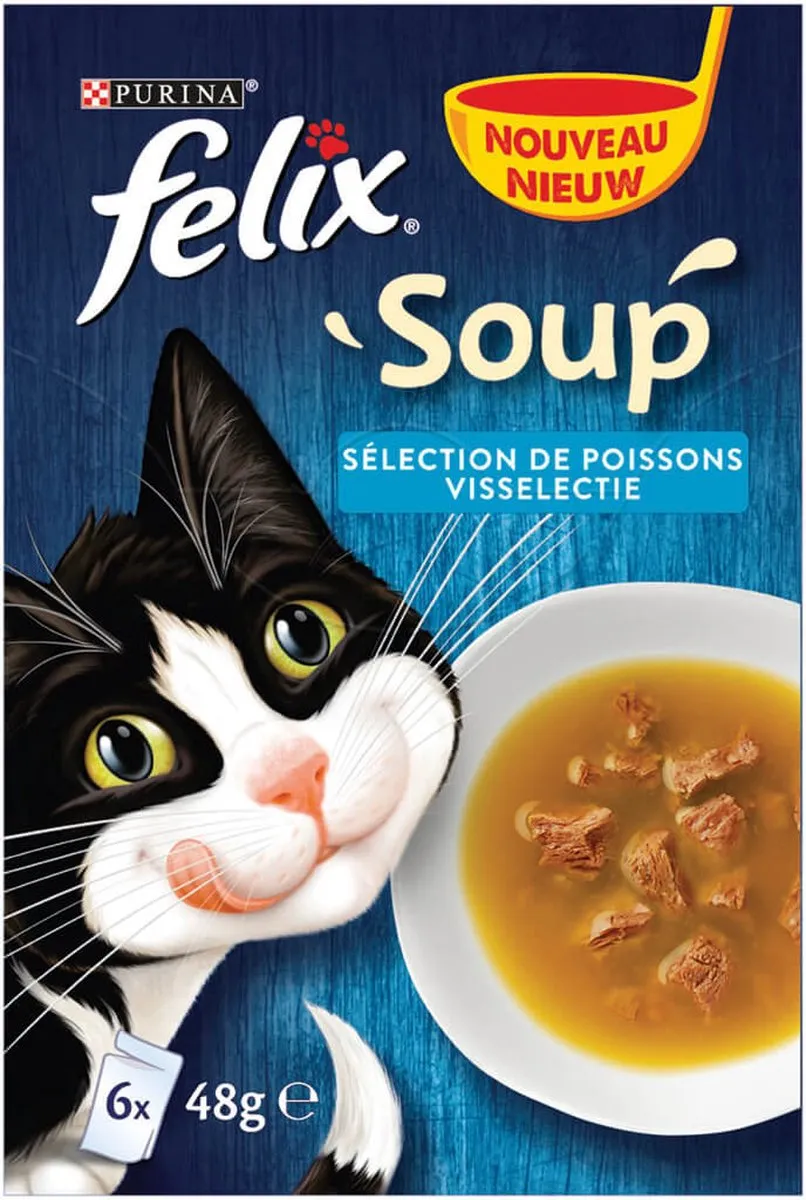 Felix Soup Visselectie 6x48g