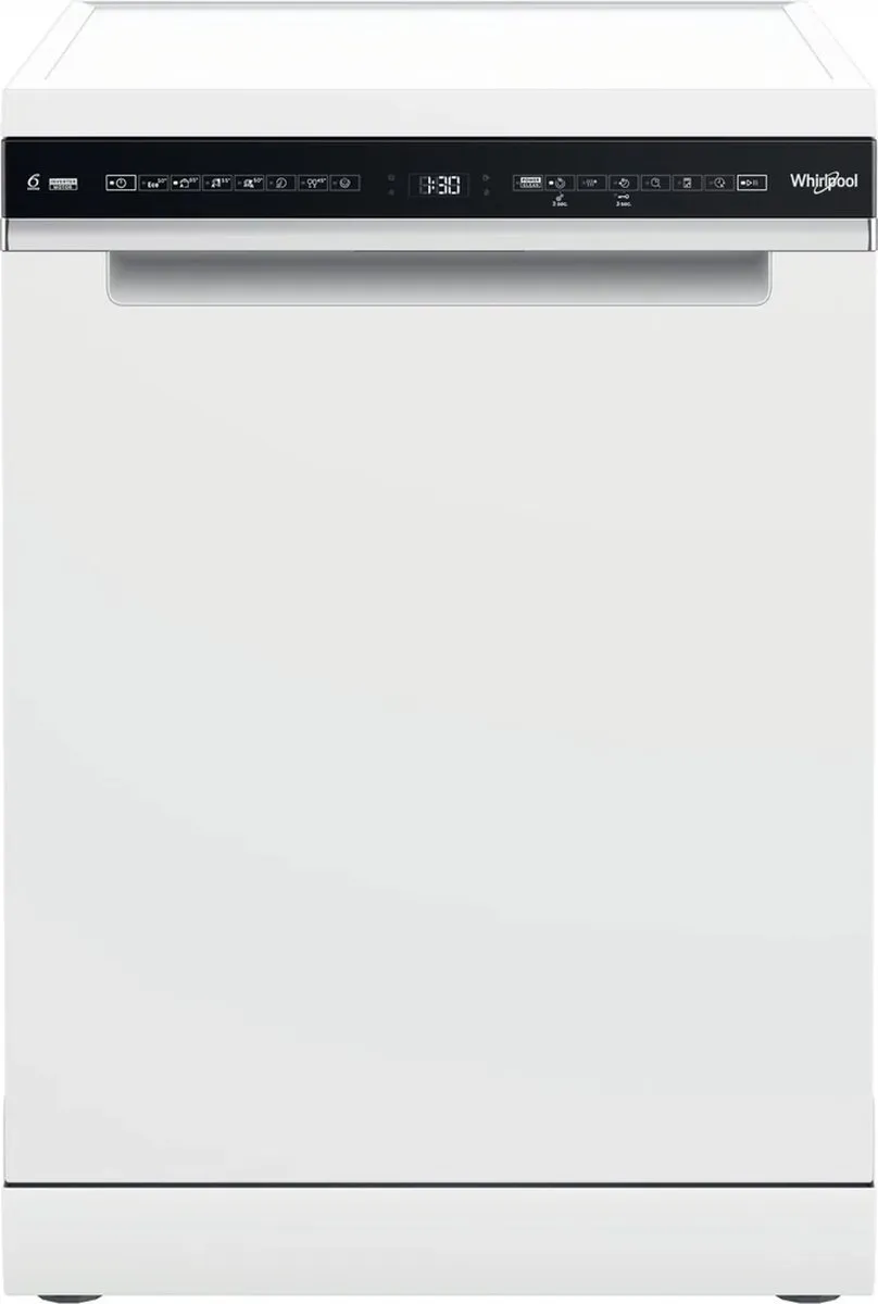Whirlpool W7F HS51 Vrijstaande Vaatwasser 15 Couverts - Wit