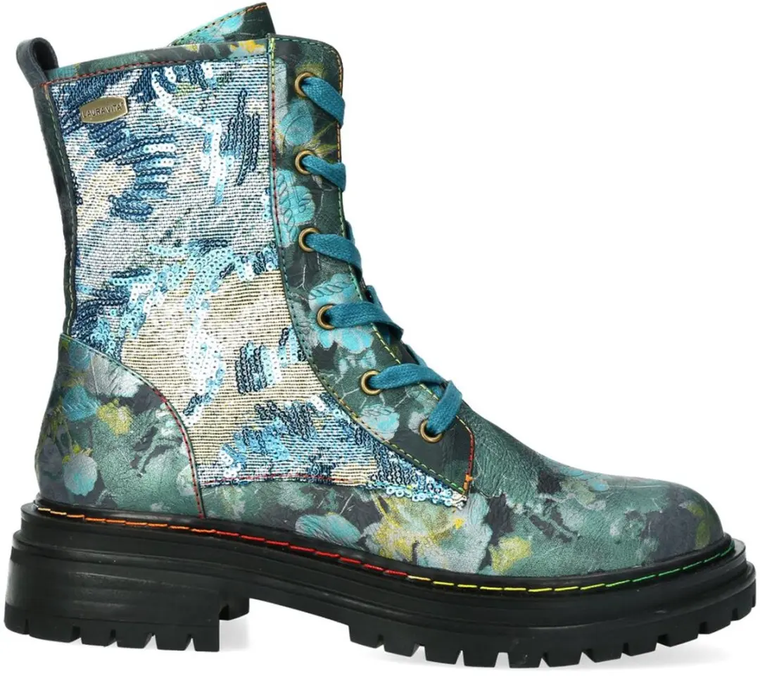 Laura Vita Veterboot Kandyo 24 SL022-4F Cobalt Blauw