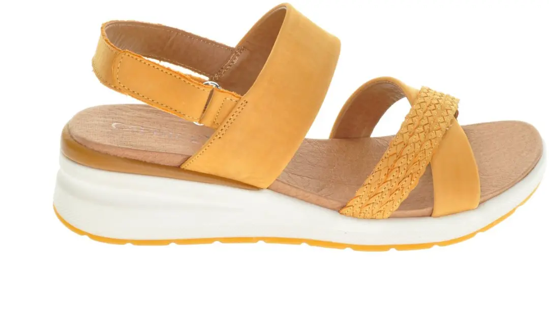 Gele Sandalen Comfort Caprice maat 41
