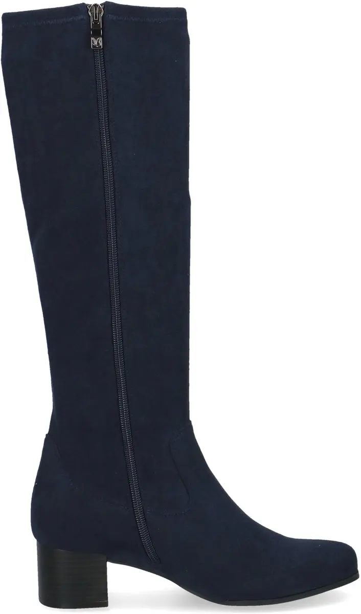 Caprice 9-9-25507-47 868 Lange Laarzen Donker Blauw Stretch Dames