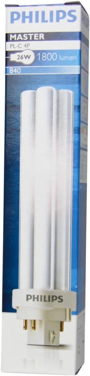 Philips MASTER PL-C 26W Koel Wit Mat - 1 Stuk