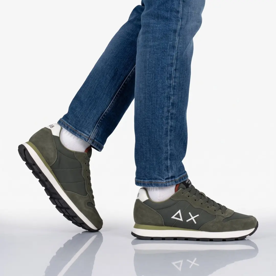 Sun68 Tom Solid Sneakers - Groen - afbeelding 5 van 6