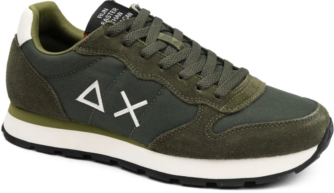 Sun68 Tom Solid Sneakers - Groen - afbeelding 3 van 6