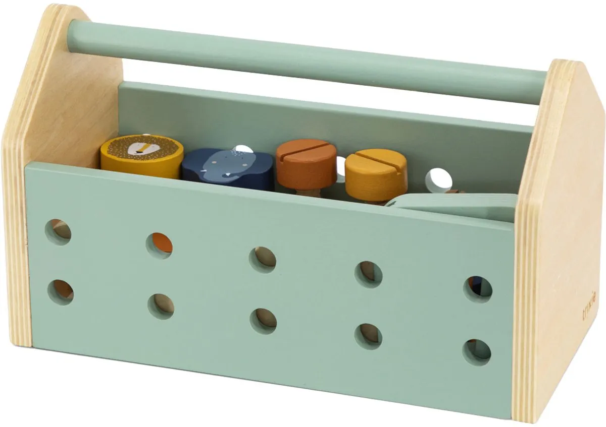 Trixie Houten Speelgoed Gereedschapskist - Multi