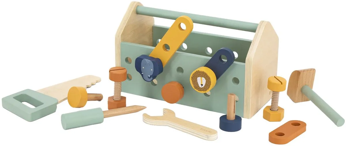 Trixie Houten Speelgoed Gereedschapskist - Multi