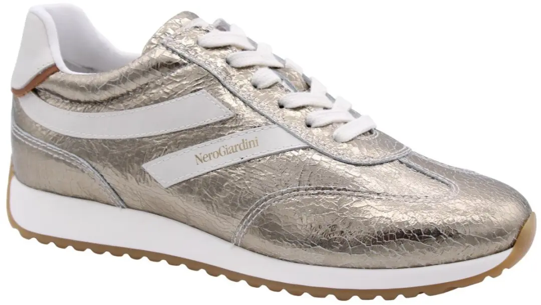 Nerogiardini Sneaker Metaal Crack 049 Velvet Been 0100 Armenia Cognac Tr