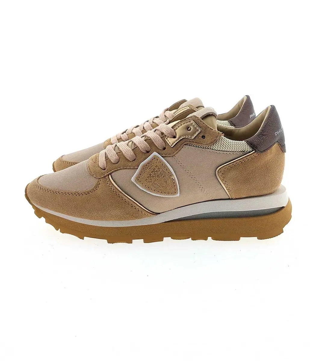 Philippe Model Women Tropez Haute Low West Mixage / Beige-Schoenmaat 36