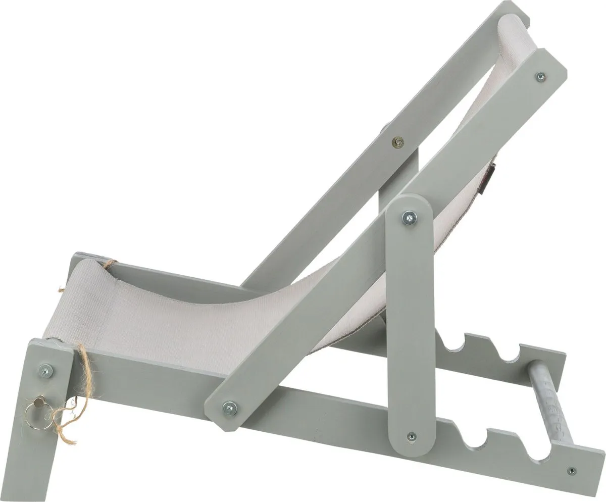 Trixie Kattenstrandstoel Hout - 15kg - Grijs