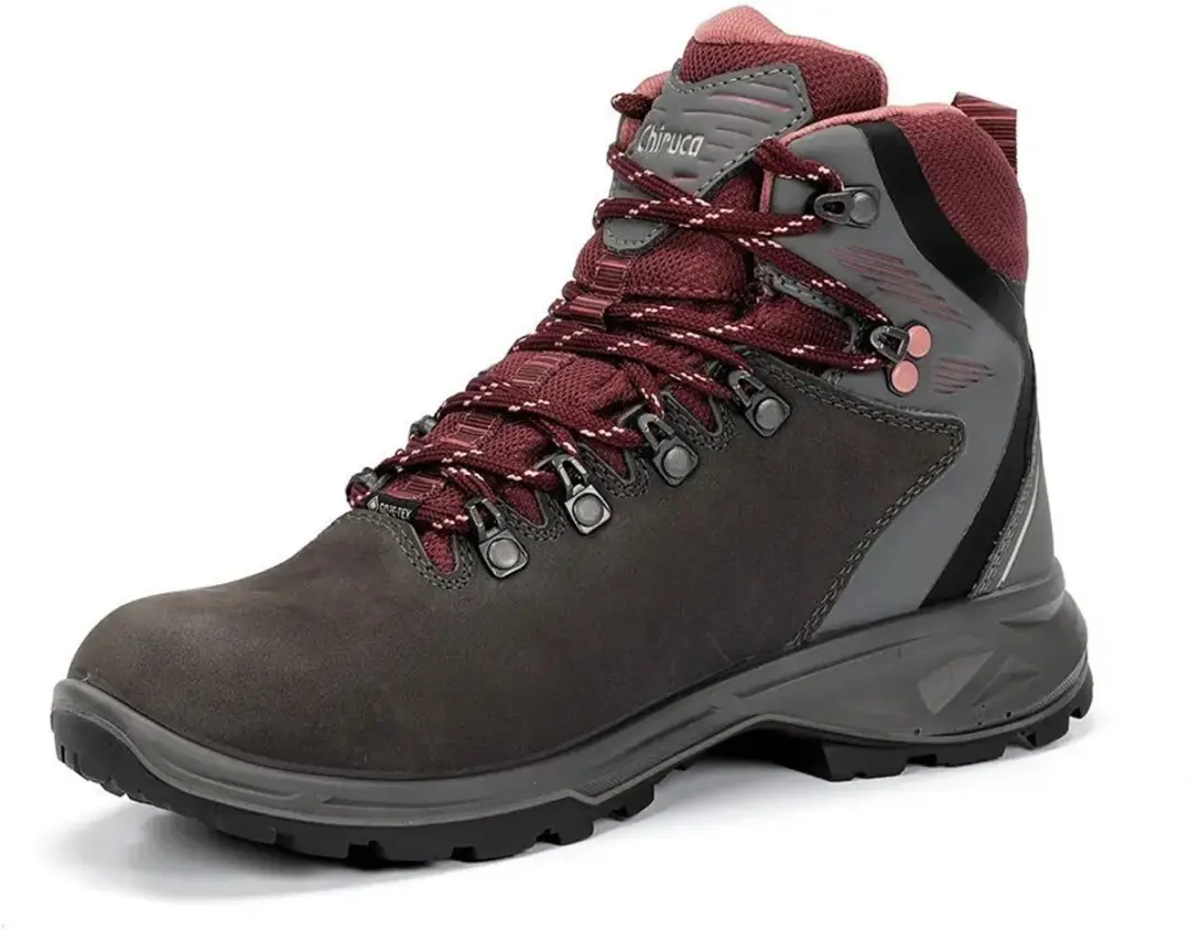 Chiruca Taiga 07 Gore-Tex Dameswandelschoenen - grijs/burgundy - afbeelding 6 van 6