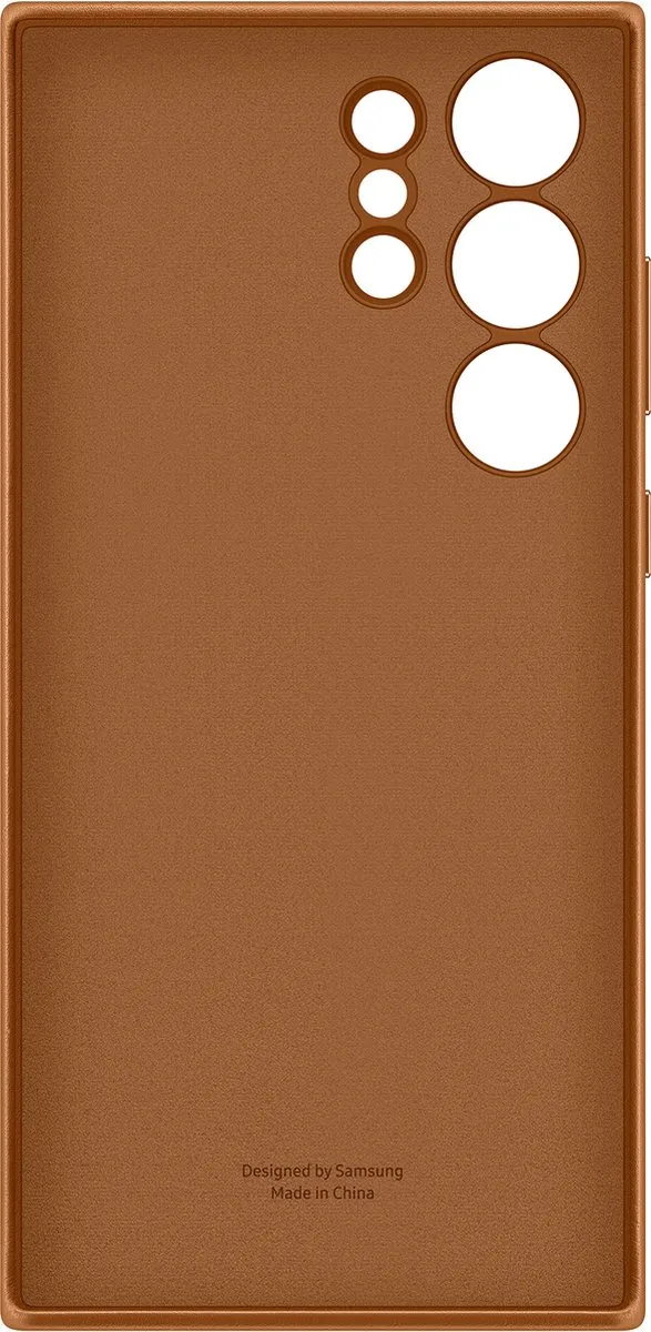 Samsung Leather Cover EF-VS918LAEGWW - Oranje