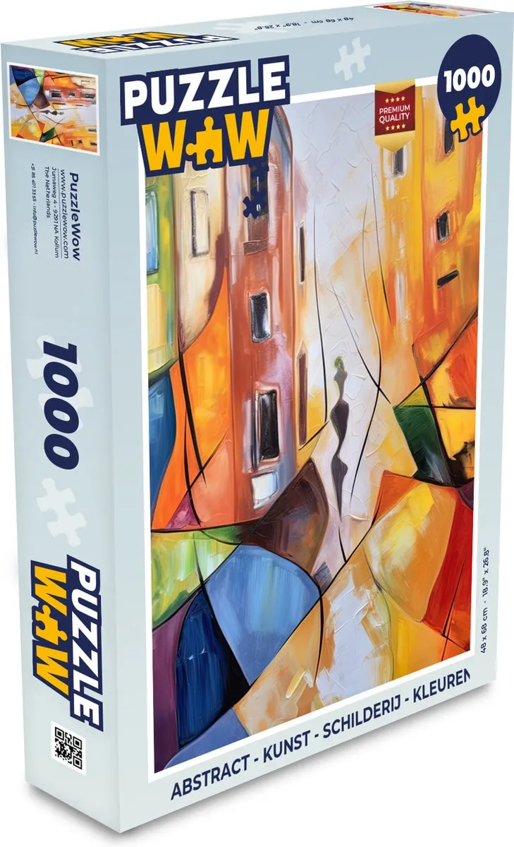PuzzleWow Abstracte Kunst Legpuzzel 1000 Stuks