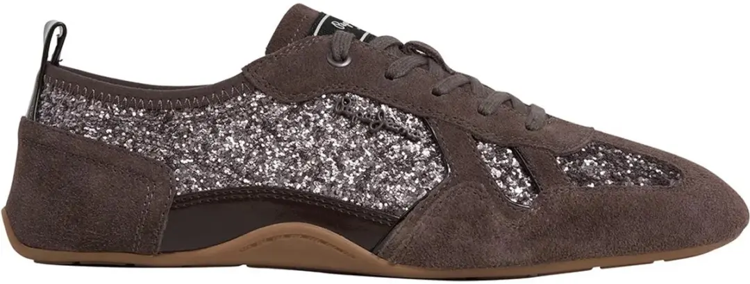 Pepe Jeans Noa Glitter Schoenen Bruin EU 39 Vrouw