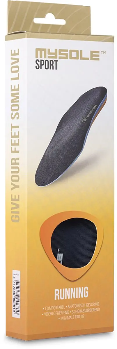 MYSOLE Sport Running inlegzolen