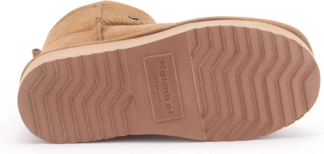 Warmbat Wallaby Suede Dames laarzen Cognac - afbeelding 4 van 6
