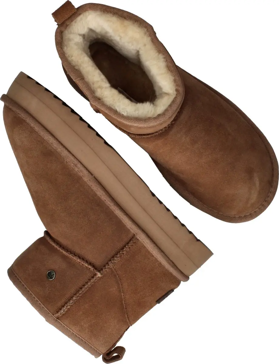Warmbat Wallaby Suede Dames laarzen Cognac - afbeelding 5 van 6