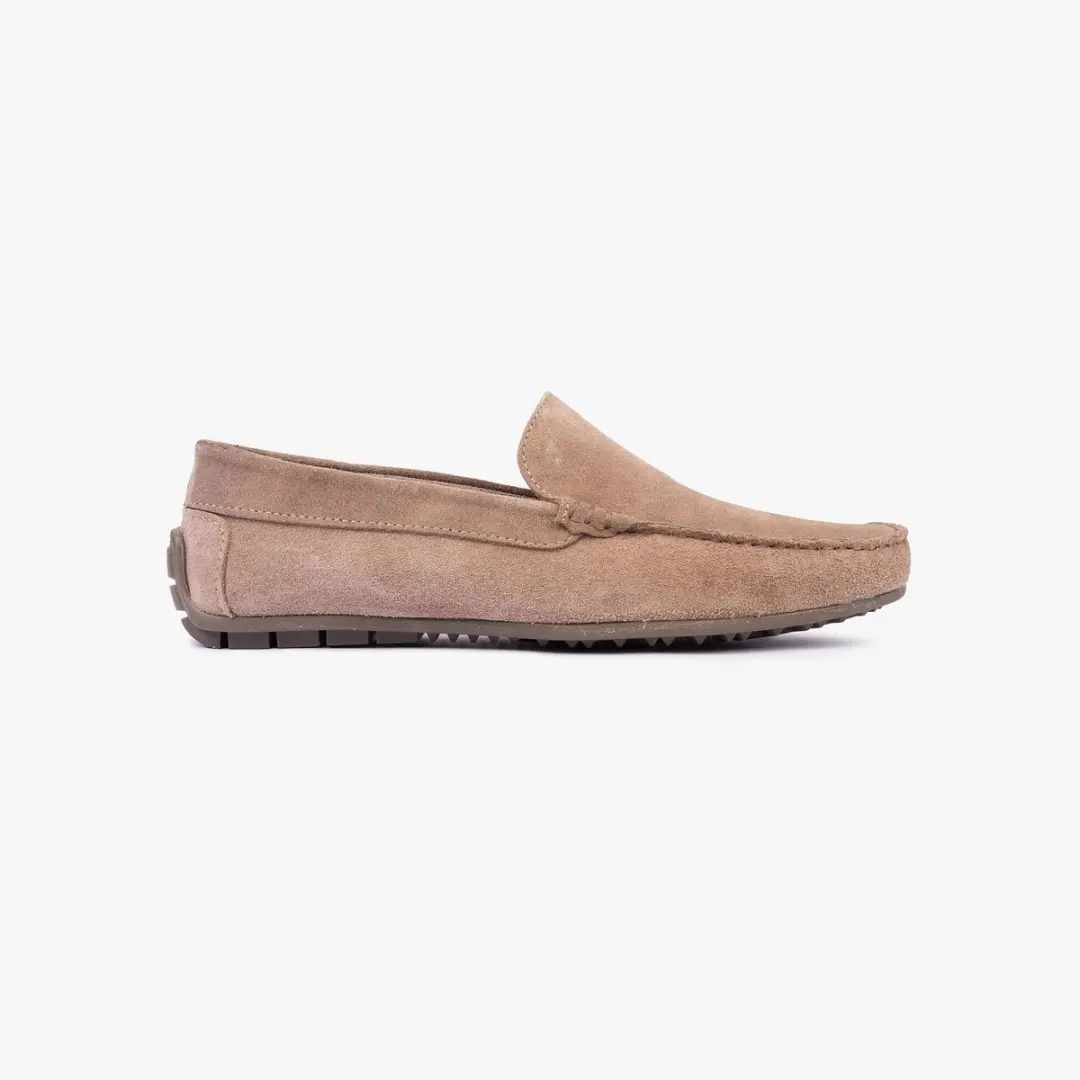 Omnio bengt loafers heren sand suède