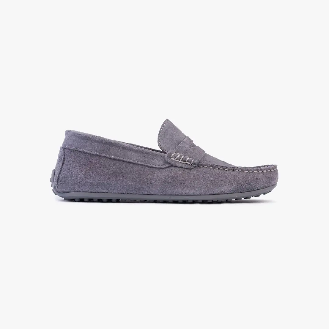 Omnio bjorn loafers heren metal suède