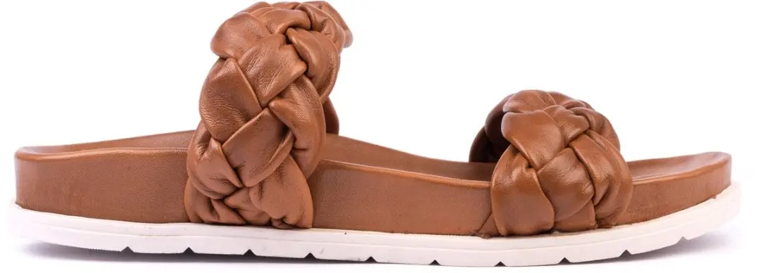 Cafe moda jeni sandalen dames tan leer