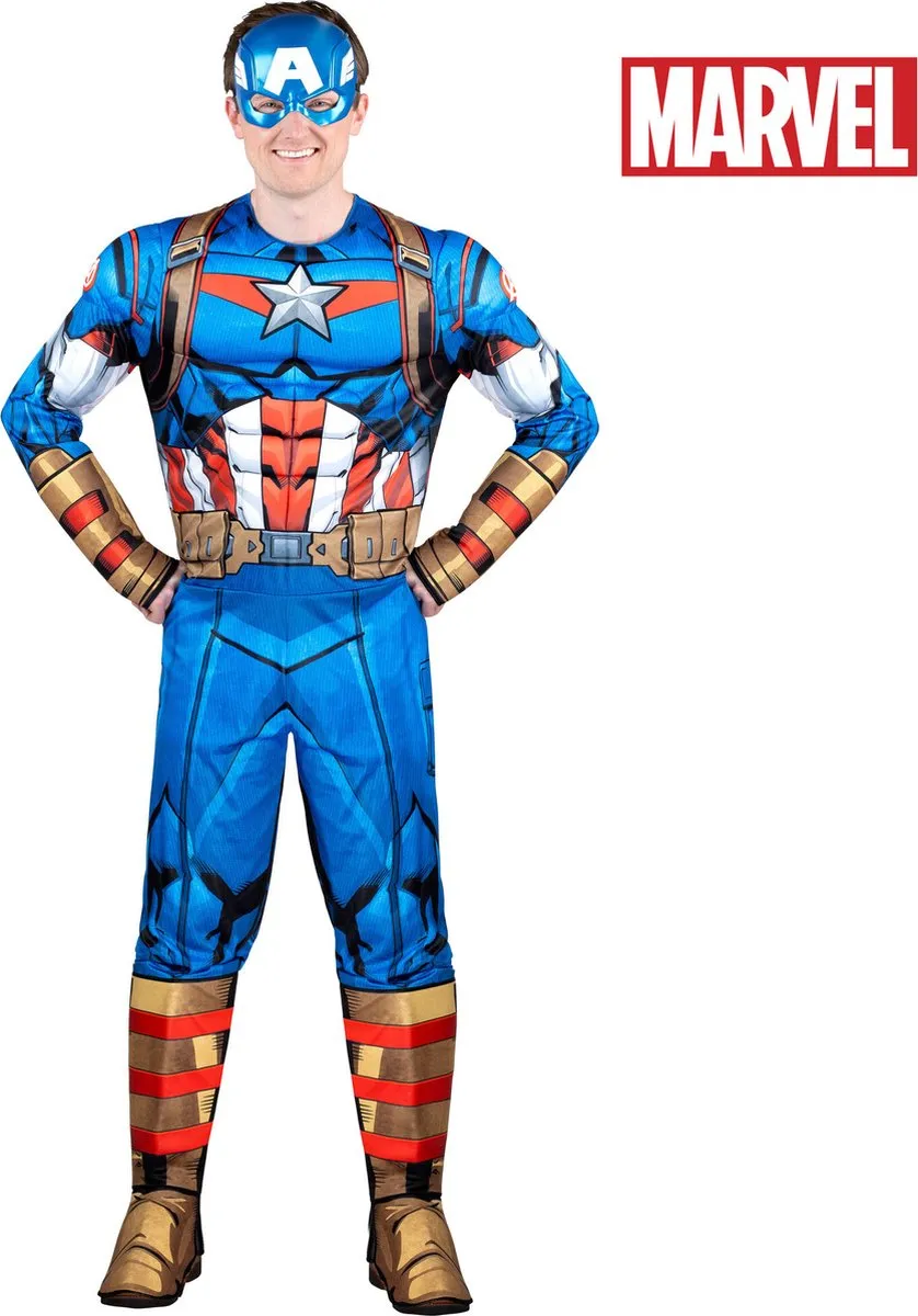 Marvel Captain America Deluxe Kostuum