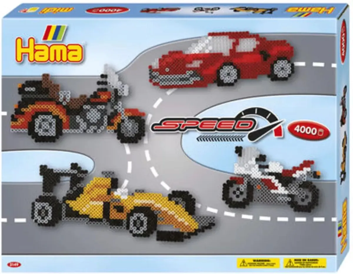 Hama Strijkkralen Voertuigen 4000 Stuks - 7 Kleuren - afbeelding 6 van 6