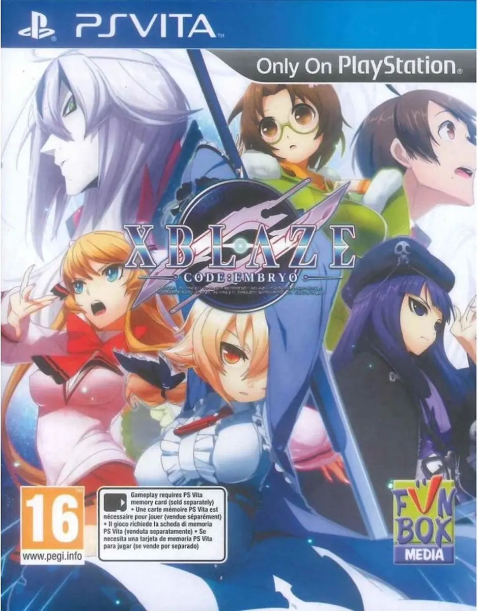 Aksys Games Xblaze Code Embryo