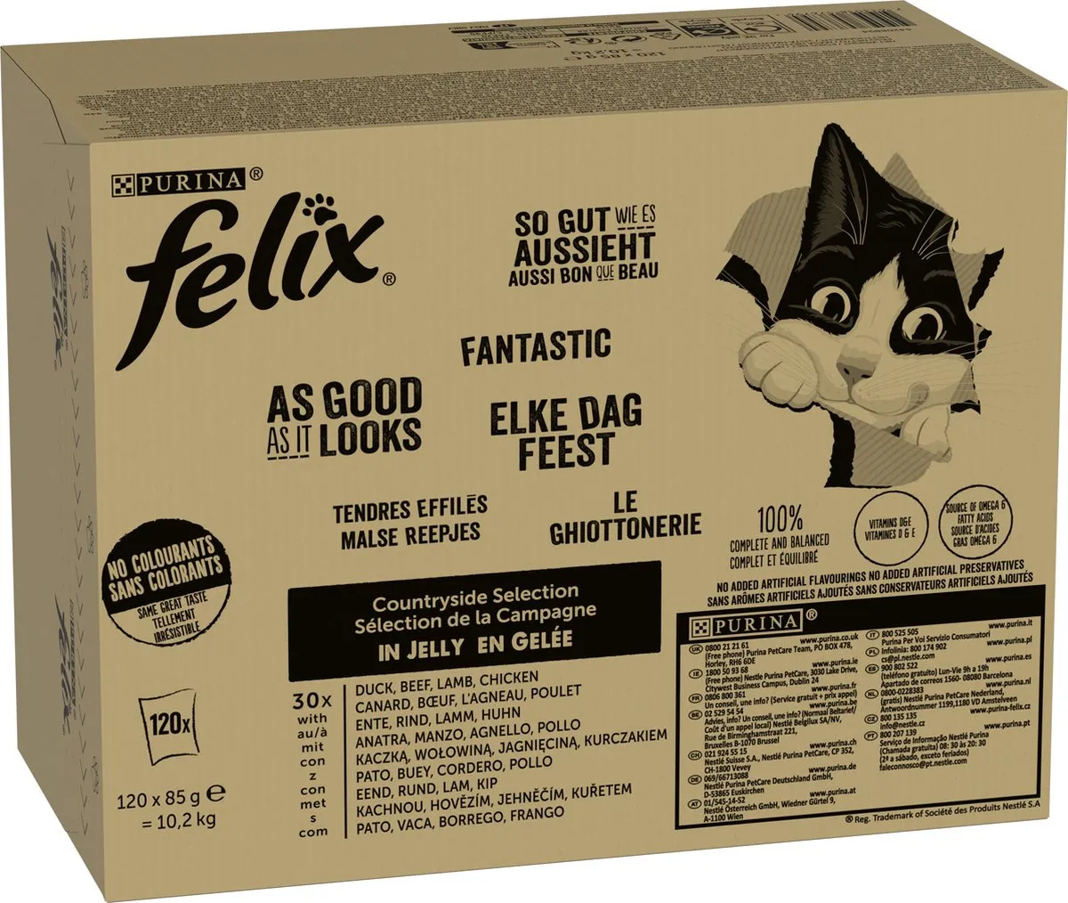 Felix Elke Dag Feest Countryside Selectie Natvoer - 120x85g - afbeelding 6 van 6