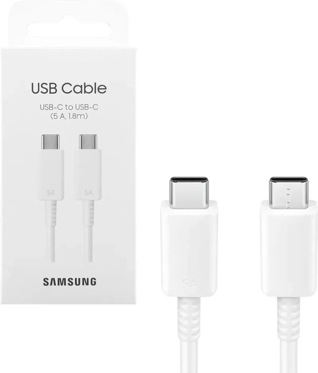 Samsung EP-DX510JWEGEU USB-C Kabel 1,8m - Wit