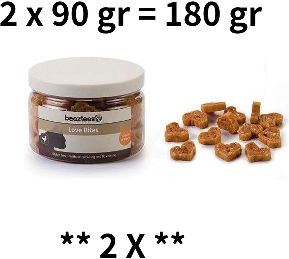 Beeztees Love Bites Kip Kattenbrokjes 180g
