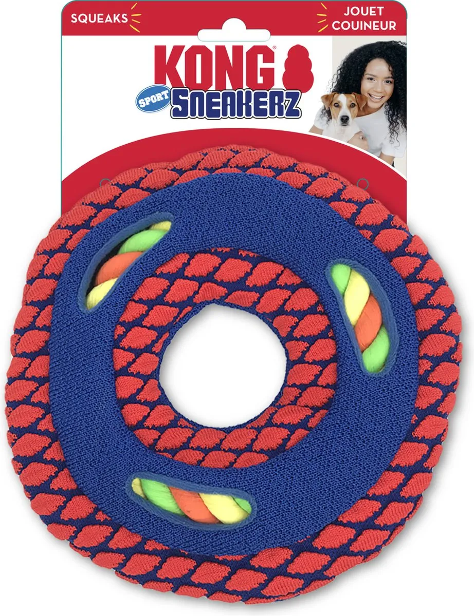 KONG Sneakerz Sport Disc - Ø22.5cm - Blauw/Rood