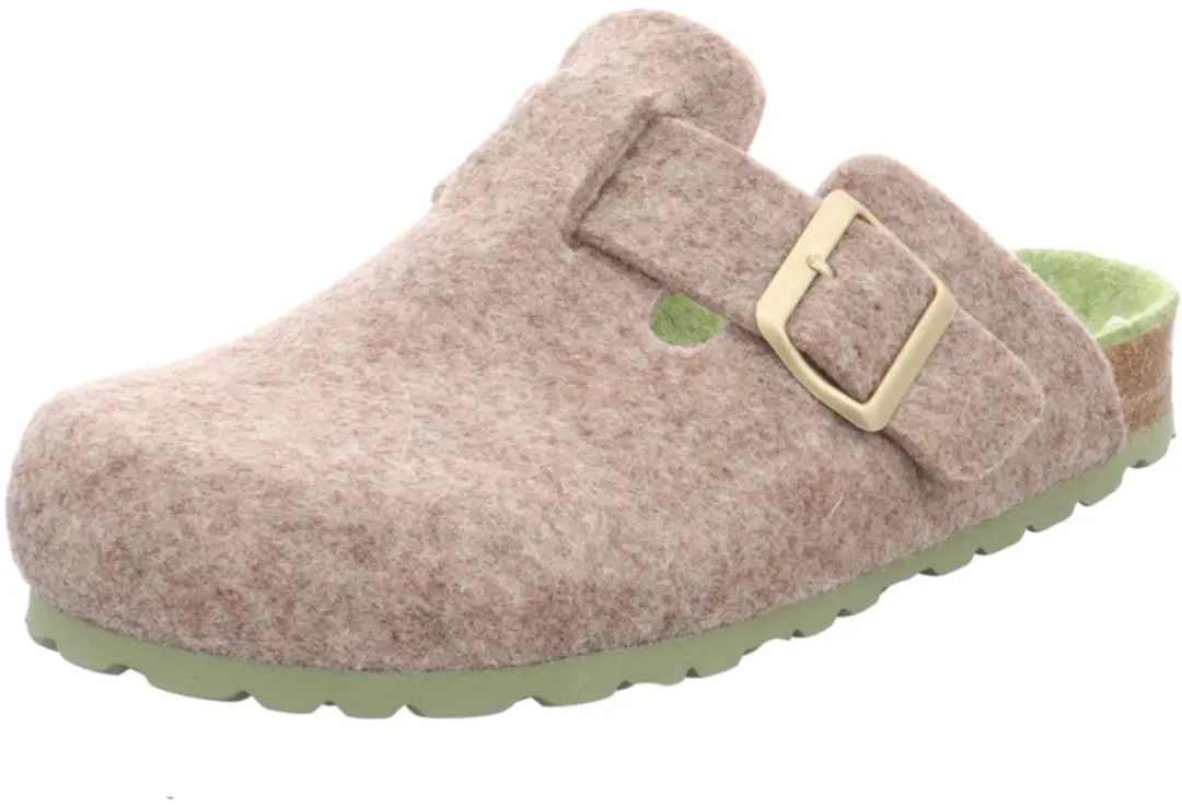 Natural Sense vilten pantoffels klomp pantoffels unisex 1152948 bruin