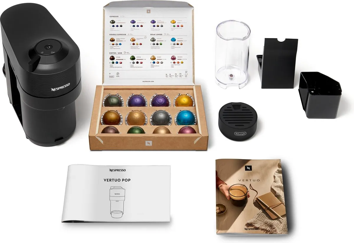 De'Longhi Nespresso Vertuo Pop & Milk ENV90.BAE - Koffiecupmachine - Zwart