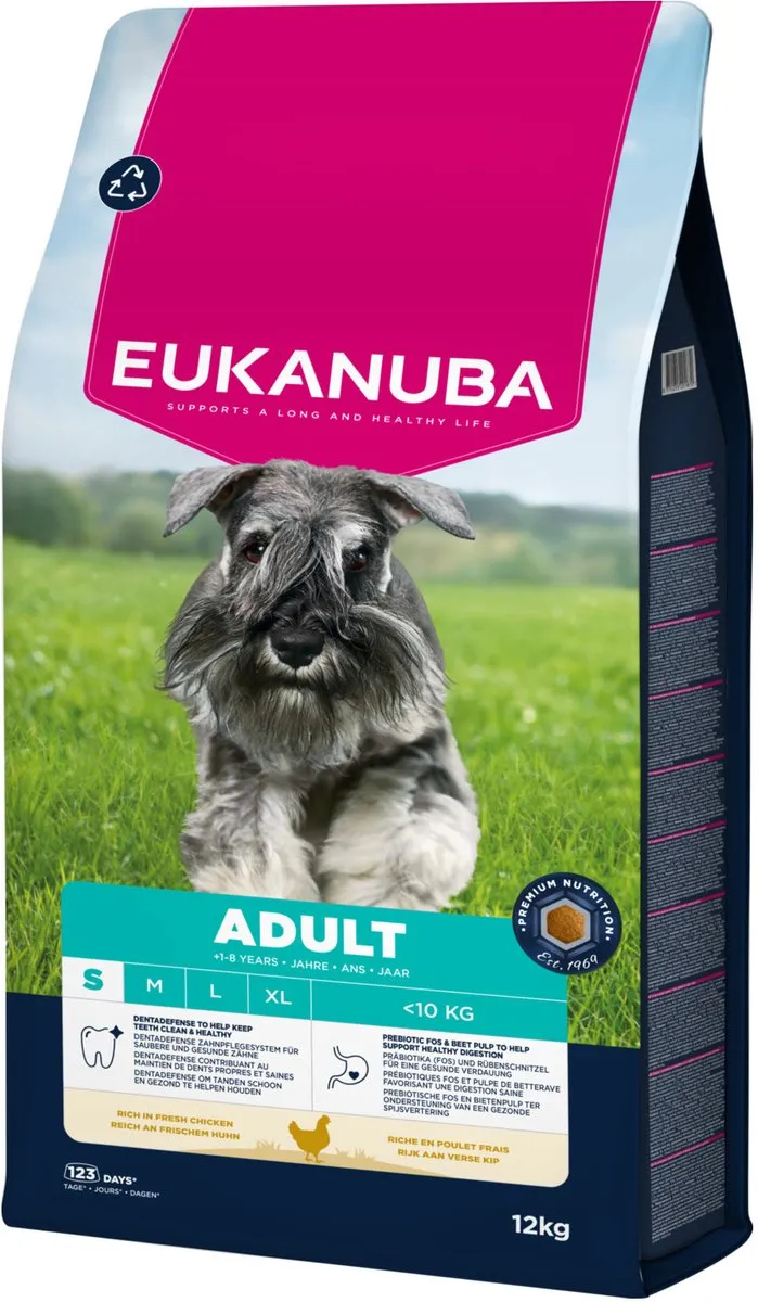 Eukanuba Dog Adult Small Breed Kip Hondenvoer 12kg
