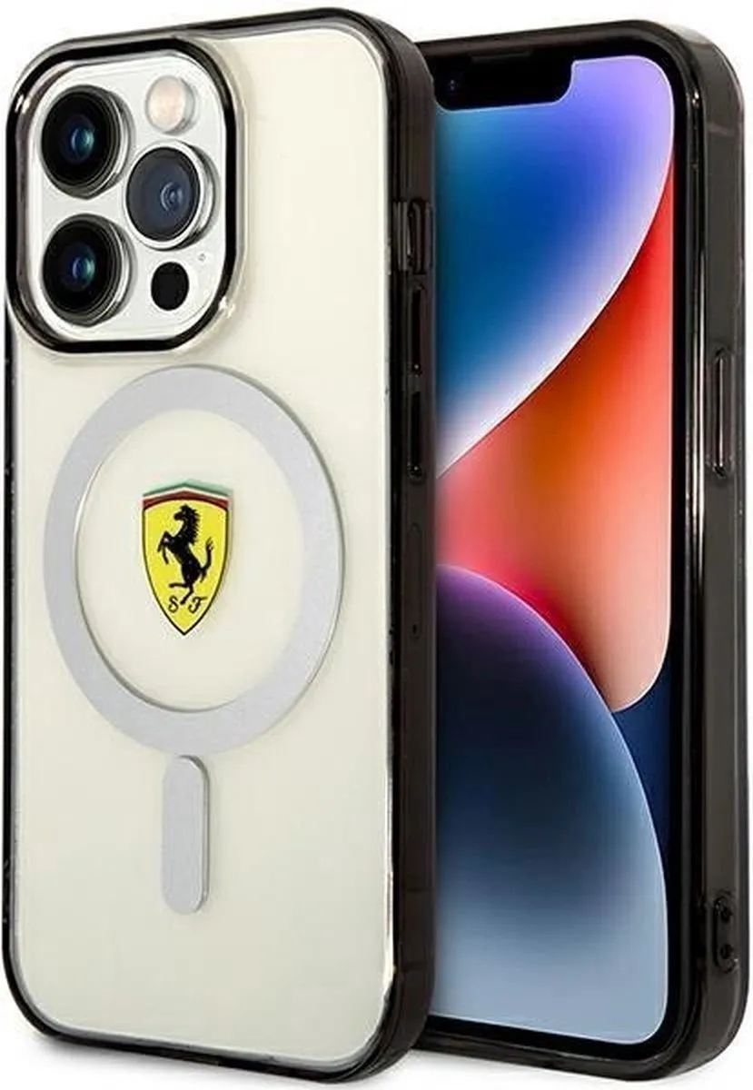 Ferrari Translucent Back Case MagSafe iPhone 14 Pro