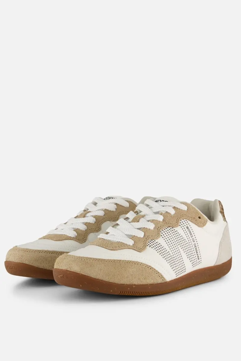 Woden Nanna Sneakers wit Leer