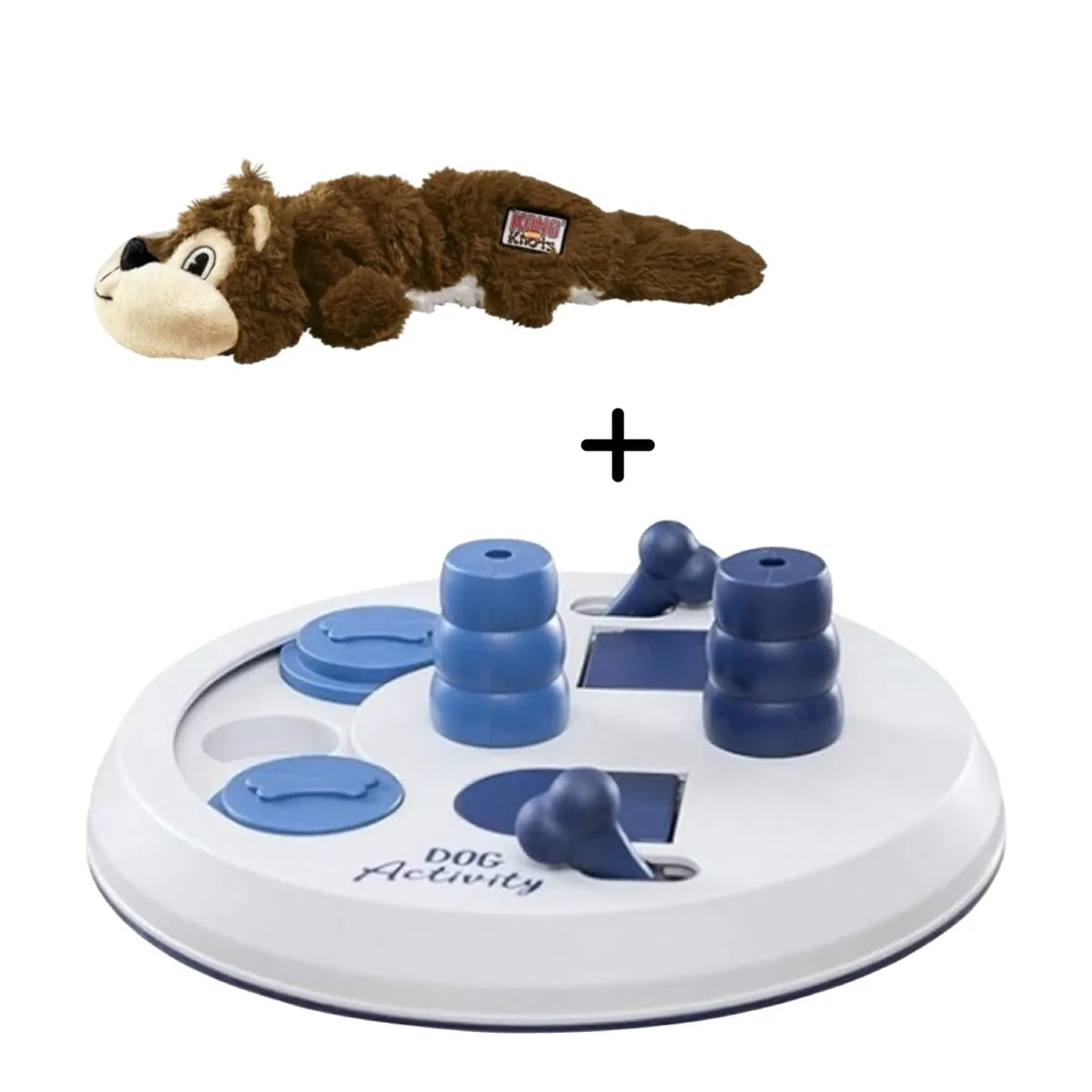 KONG Scrunch Knots Small + Trixie Flip Board 23cm