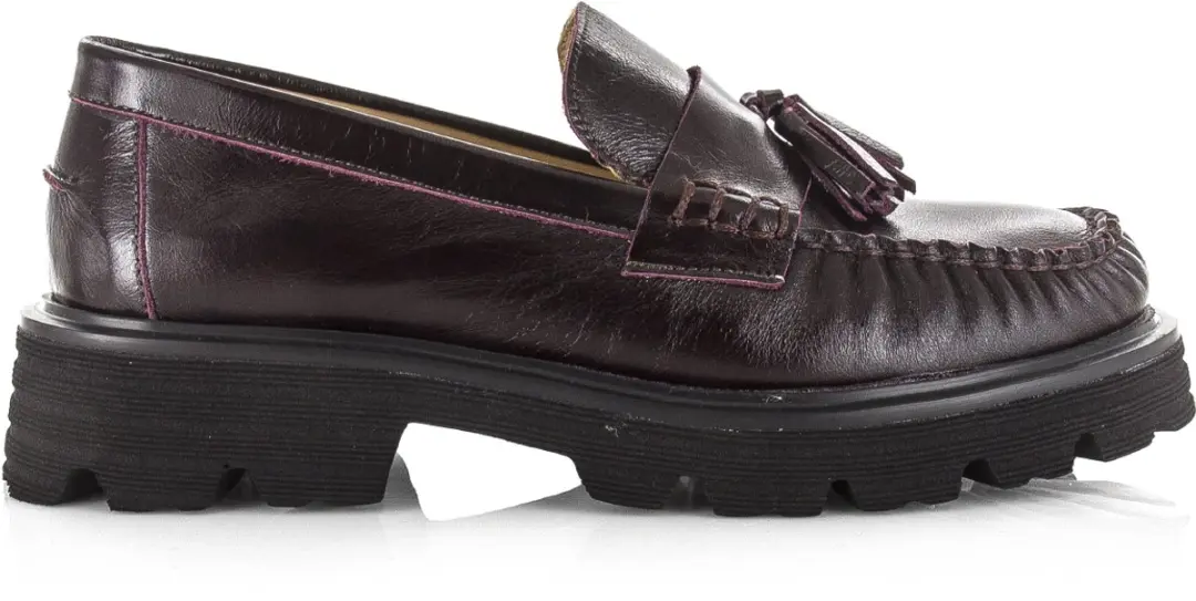 Babouche Bizou loafers bordo
