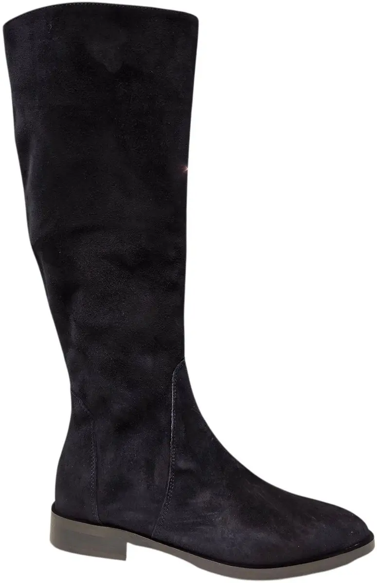 Gianluca Pisati Blauwe Suede Dames Laarzen